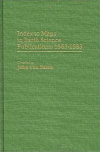Index to Maps in Earth Science Publications, 1963-1983 (Hardcover)