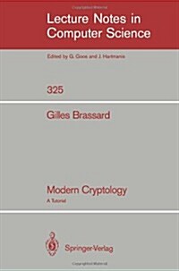 Modern Cryptology (Paperback, 1988)