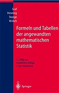 Formeln Und Tabellen Der Angewandten Mathematischen Statistik (Hardcover, 3)