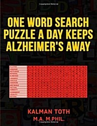 One Word Search Puzzle a Day Keeps Alzheimers Away (Paperback)