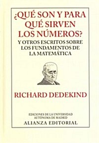 쭿u?son y para qu?sirven los n즡eros? / What are and for what are the numbers? (Hardcover)