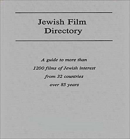 Jewish Film Directory (Hardcover)