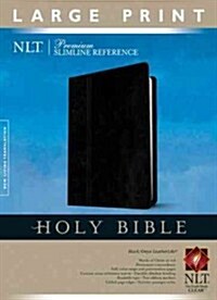 Premium Slimline Reference Bible-NLT-Large Print (Imitation Leather)