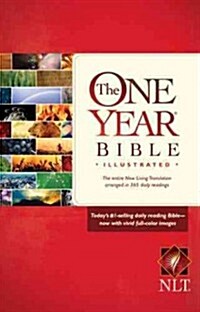 One Year Bible-NLT-Illustrated (Paperback)