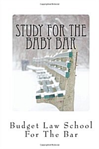 Study for the Baby Bar: Contracts Torts Criminal Law Outlines and Relevant Arguments (Paperback)