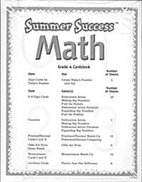 Great Source Summer Success Math Grade 4 (Cards)