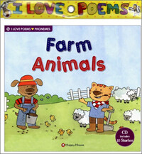 I Love Poems Set 14 Phonemes : Farm Animals (Story Book + Workbook + Teacher's Guide + Audio CD 1장)