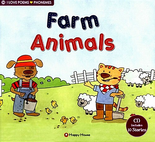 I Love Poems Set 14 Phonemes : Farm Animals (Story Book + Workbook + Teachers Guide + Audio CD 1장)
