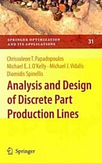 Analysis and Design of Discrete Part Production Lines (Hardcover)