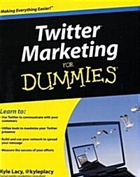 Twitter Marketing For Dummies (Paperback, Pass Code)