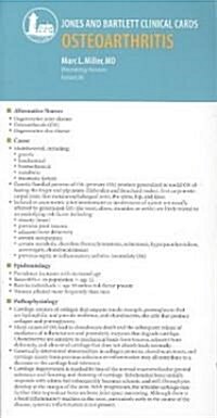 J & B Clinical Card: Osteoarthritis (Hardcover)
