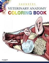 Saunders Veterinary Anatomy Coloring Book (Paperback, 1st, Workbook)