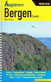 Hagstrom Bergen County New Jersey Pocket Atlas (Paperback, 5th, POC, Spiral)
