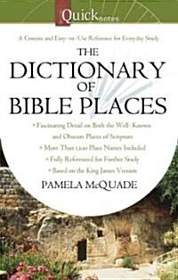 The Dictionary of Bible Places (Paperback)