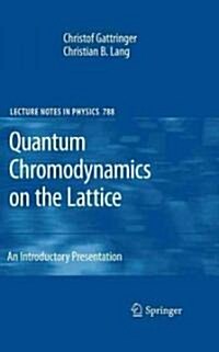 Quantum Chromodynamics on the Lattice: An Introductory Presentation (Hardcover, 2010)