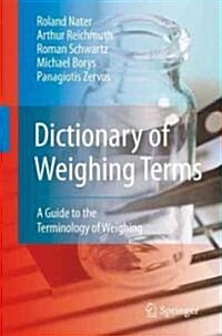 Dictionary of Weighing Terms: A Guide to the Terminology of Weighing (Hardcover)