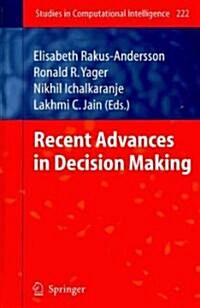 Recent Advances in Decision Making (Hardcover)