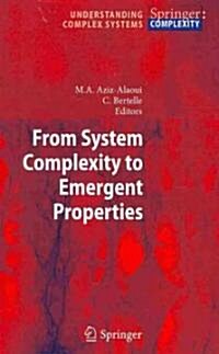 From System Complexity to Emergent Properties (Hardcover)