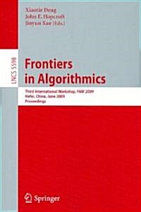 Frontiers in Algorithmics (Paperback)