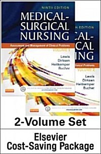 Medical-Surgical Nursing - Two-Volume Text and Elsevier Adaptive Learning and Quizzing Package (Retail Access Card) (Paperback, 9)