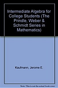 Intermediate Algebra for College Students (Hardcover, 4)