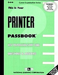 Printer: Passbooks Study Guide (Spiral)