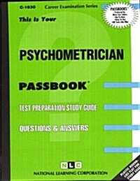 Psychometrician: Passbooks Study Guide (Spiral)