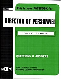 Director of Personnel: Passbooks Study Guide (Spiral)