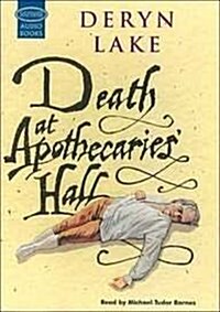 Death at Apothecaries Hall (Audio Cassette)
