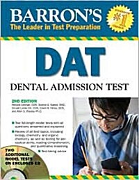 Barrons DAT: Dental Admissions Test [With CDROM] (Paperback, 2)