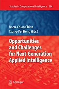 Opportunities and Challenges for Next-generation Applied Intelligence (Paperback)