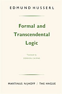 Formal and Transcendental Logic (Paperback, 9)
