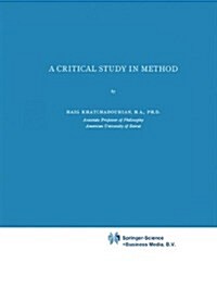 A Critical Study in Method (Hardcover)