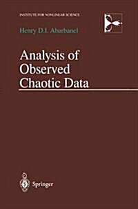[중고] Analysis of Observed Chaotic Data (Paperback)