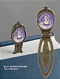 Women in Blue Reading Bookmarks, Pack of 4 (Other)
