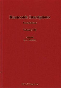 Ramesside Inscriptions, Addenda to I - VI: Translated and Annotated, Translations (Hardcover, Volume VII)