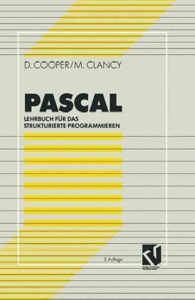 Pascal (Paperback, 3, 3. Aufl. 1991)