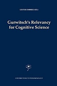 Gurwitschs Relevancy for Cognitive Science (Paperback)