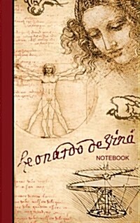 Leonardo Da Vinci Notebook: Drawings and Sketches (Cuaderno / Portable / Gift) (Paperback)