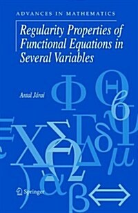 Regularity Properties of Functional Equations in Several Variables (Paperback)