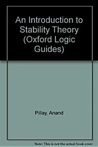 An Introduction to Stability Theory (Hardcover)