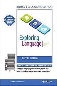 Exploring Language, Books a la Carte Plus Mylab Writing -- Access Card Package (Hardcover, 14)