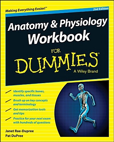 Anatomy and Physiology Workbook for Dummies (Paperback, 2, Revised)
