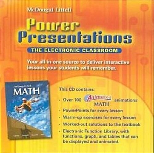 Middle School Math California Course 1 (CD-ROM)