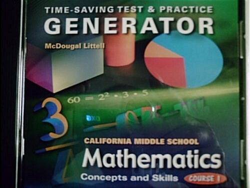 Middle School Math Course 1 (CD-ROM)