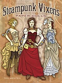 Steampunk Vixens Paper Dolls (Paperback)