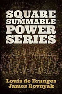 Square Summable Power Series (Paperback, Reissue)
