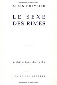 Le Sexe Des Rimes (Paperback)