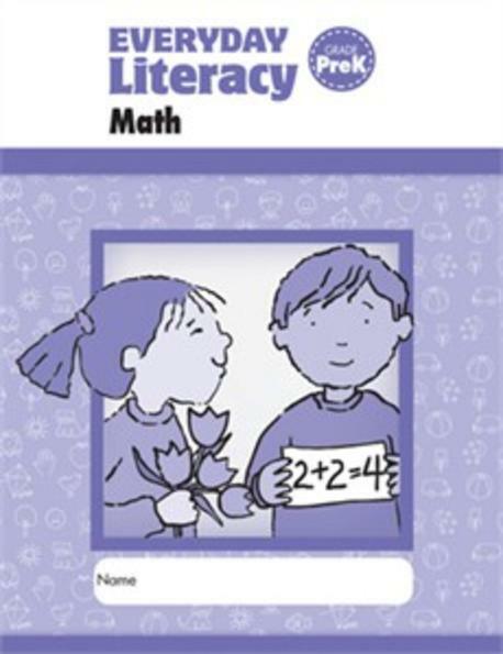 [Evan-Moor] Everyday Literacy - Math Grade PreK : Student Book (Paperback)