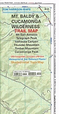 MT Baldy & Cucamonga Wilderness Trail Map (Folded)